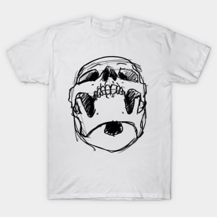 look up skull T-Shirt